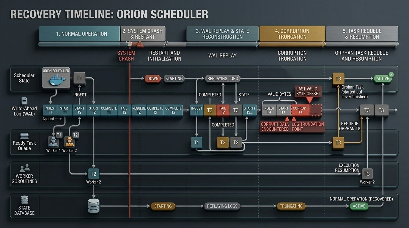 WAL crash recovery timeline